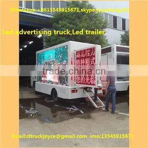 P12mm Outdoor Fullcolor Advertising Led Mobile Billboard For Truck thumbnail-5