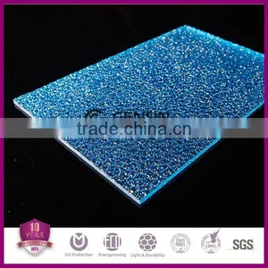 1.8mm Embossed Sheet Polycarbonate UV Coating 100% Virgin GE Raw Material 1220*30500mm In Roll Wholesale Low Price High Quality thumbnail-3