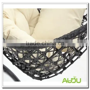 Audu Patio Single Person Rattan Garden Swing Chair thumbnail-5