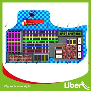 Indoor Trampoline Park With Ninjia Course thumbnail-3