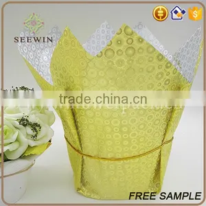 Decoration Supply Golden Film Flower Pots Wholesale thumbnail-1