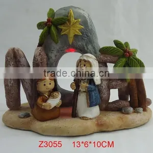 Polyresin 3d Baby Jesus Birth Craft Holy Family Figurines thumbnail-1