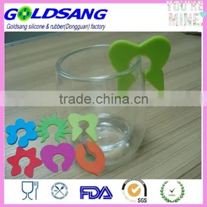 NEW Wine Glass Colorful Silicone Clips thumbnail-5