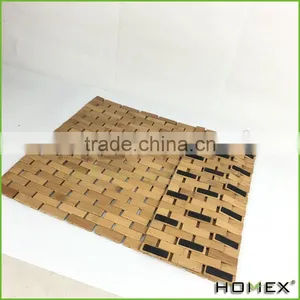 Bamboo Thin Bath Mat/bathroom Mat Homex-BSCI thumbnail-1