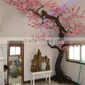 SJ201710011 China Manufacturer High Simulation Large Outdoor Artificial Silk Cherry Blossom Tree thumbnail-1