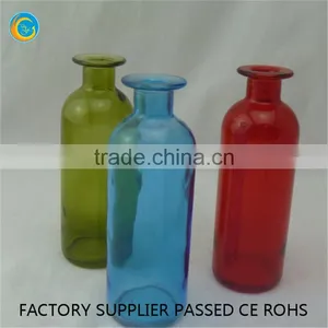 Dark Color Round Antique Glass Vases Home Decorate thumbnail-5