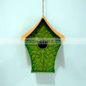 Garden Series Cheap Metal Crafts Bird House thumbnail-1