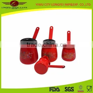 Red Color Enamel Coffee Warmer /coffee Pot thumbnail-2
