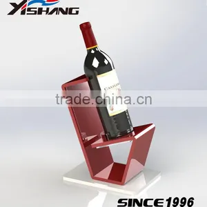 Wine Showroom Display Custom Acrylic or Metal Display Wine Stand thumbnail-2
