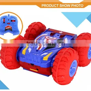 Roll Over Cars Remote Control Stable RC Car Jumping Tumbling 4WD Electric Toy Bounce Car With Tire Inflator Elektric Car thumbnail-3