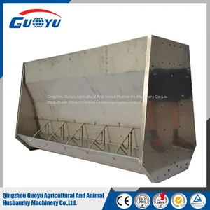 Galvanized Livestock Feeding Trough/Pig Chicken Farming Equipment/Automatic Trough for Sale thumbnail-2