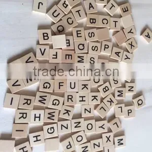 Scrabble Pieces for Crafts English Font Complete Set thumbnail-1