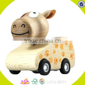 Wholesale Newest Wooden Sports Car Toy Hot Sale Kids Wooden Mini Sports Car Toy Creative Wooden Sports Car Toy W04A030 thumbnail-3