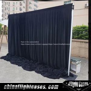 Stage Decoration Balck Backdrop Design thumbnail-3