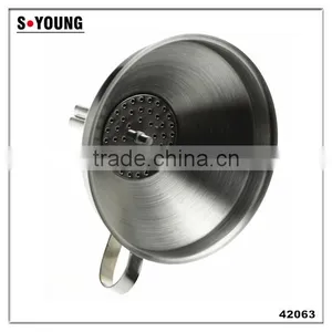 42063 Latest Popular High Quality Small Stainless Steel Funnel thumbnail-1