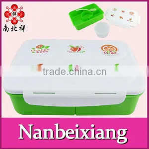 Hot Sell Plastic 4 Compartment Japanese Bento Box thumbnail-1