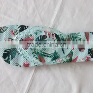 Colorful Printing Flip Flop PE Sandles thumbnail-1