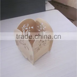 2016 Customized Desktop Wooden Engraving Pen Holder Crafts thumbnail-1