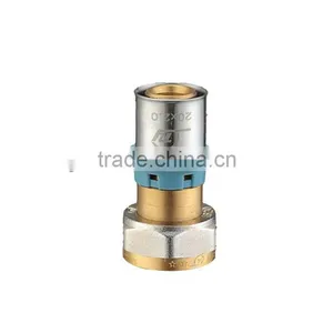 STAINLESS SLEEVE BRASS MOVABLE CASING FEMALE ADAPTOR thumbnail-1