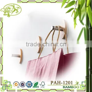 Aonong Bamboo Clothes Hook Group/stainless Hanging Hook/bamboo Hanging Rack With Stainless thumbnail-4