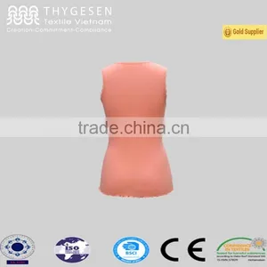 Women Customized Casual Plain Spandex Tank Top thumbnail-1