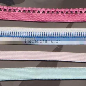 Braided Flat Knitted Elastic Webbing Bra Straps for Intimate Clothes thumbnail-1