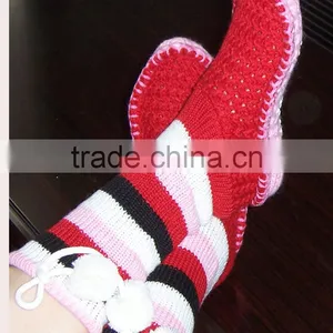Adults Age Group and Knitted Technics Microfiber Socks Fuzzy Socks Women Slippers thumbnail-4