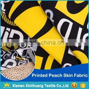 New Product Comfortable 100 Polyester Digital Print Peach Skin Fabric for Mens Shorts thumbnail-1