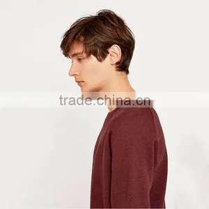 Cheap Brown Pullover Hoodies O-neck Plain Hoodie High Quality Hoodies thumbnail-3