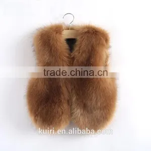 Kids Faux Fur Vest Girls Descendentes Fille Garcon Gorgeous Vertement Winter 12 Warm Couture Gilets 8 Brand Clothes thumbnail-1