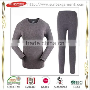 Suntex Merino Wool T-shirt Thermal Underwear Solid Design thumbnail-1