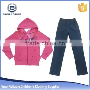 2016 Girl Winter Brand Clothes Set Stock Lot Wholesale Cotton Kid Garment thumbnail-1