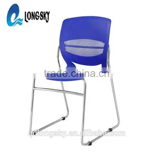 LS-4025 Wholesale Stacking up Plastic Conference Comfortable Meeting Office Chairs thumbnail-1