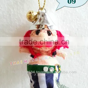 Handmade Keychains Keyrings Voodoo Doll String Accessories Bag Gifts thumbnail-1