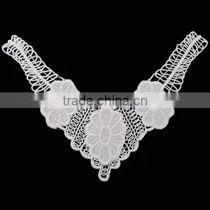 Polyester Bridal Embroidered Lace Collar thumbnail-1