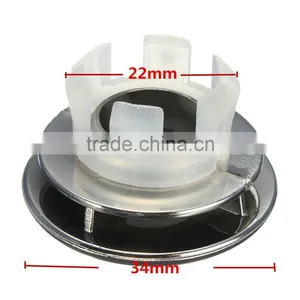 Fashion Ceramic Artistic Basin Spare Bathroom Round Sink Overflow Cover Tidy Chrome Trim High Quality thumbnail-5