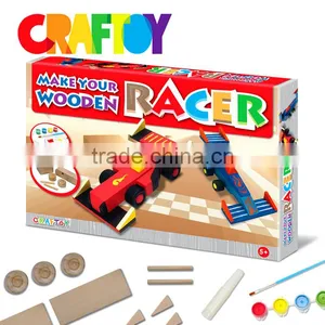 Teaching Materials Color Your Wooden Racer thumbnail-1