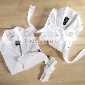 High Quality 100% Cotton Luxury Hotel Waffle Bathrobe thumbnail-2