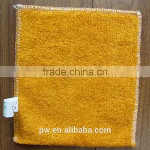 Yellow Kitchen Dishcloth Clean Towel 100% Bamboo Fiber Washing Dish Special Increase Contact Surface to Clean Oil and Stains thumbnail-1