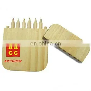Promotional Mini Color Pencils in Wooden Box thumbnail-1