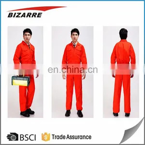 Hot Sale 100% Cotton Sreen Print Mechanic Coveralls For Worker thumbnail-2