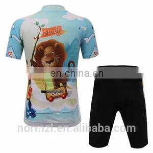 Comfortable Boys Children Cycling Jerseys Tight Bicycle Short Clothes Outdoor Sports Clothing For Kids thumbnail-2
