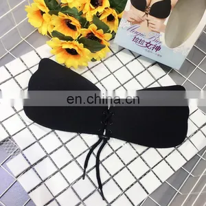 Silicone Invisible Push Up Strapless Wire Free Strap Front Wings thumbnail-3