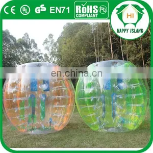 HI New Design TPU/PVC Double Ropes Crazy Inflatable Belly Bump Ball for Sale thumbnail-4