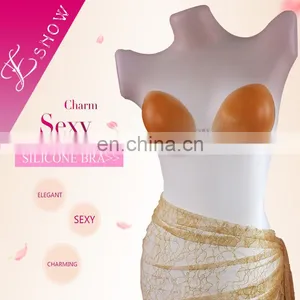 ES6601 Golden Supplier SGS Push up Sexy Silicone Bra for Women thumbnail-1