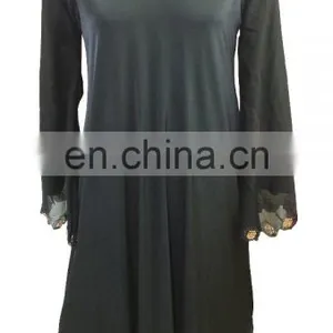 Decent Casual Wear 2017 Plain Abaya Burkha / Latest Islamic Wear Burqas 2017 (dubai Abaya 2017) thumbnail-2