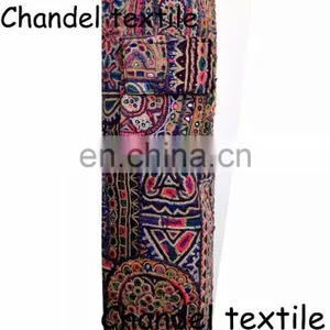 Banjara Yoga Mat Bag - One of a Kind - Handmade With Antique Ethnic Style Yoga Bag Yoga Met Bag Ethnic Hand Embroidered Vintage thumbnail-5