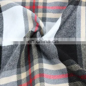 Acrylic Material Tassel Style Stripe Checked Scarf thumbnail-2