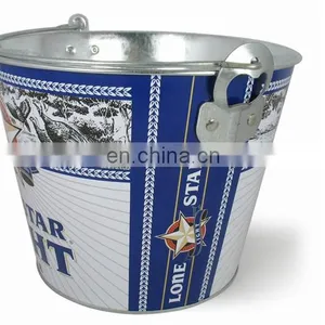 Stainless Steel Beer Bottle Cooler Ice Bucket With Customized Logo thumbnail-2