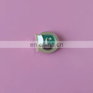 Pakistan National Flag Magnet Metal Lapel Pin for National Day thumbnail-1